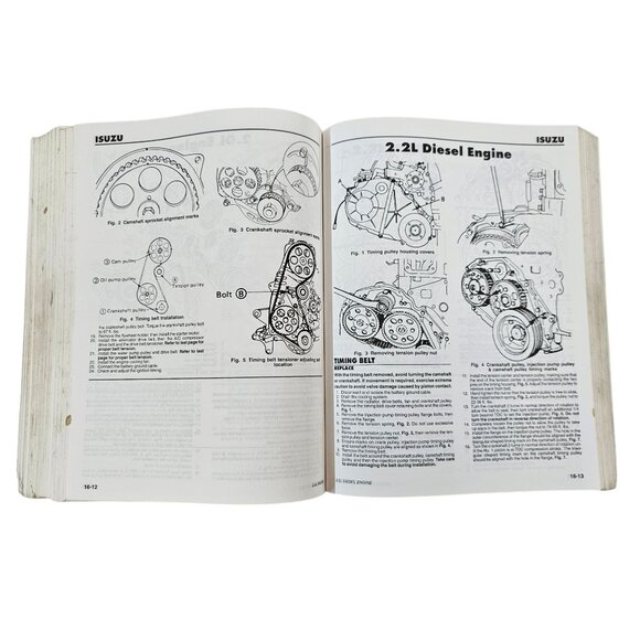 Motor Timing Belt Replacement Guide 1970-99 Domestic Imported Cars Light Trucks - Picture 12 of 14